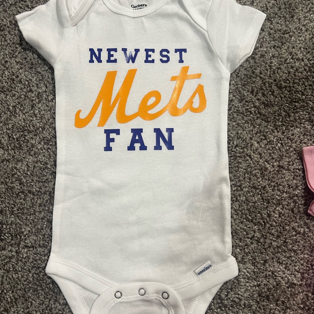 Handmade Baby Mets Onesie